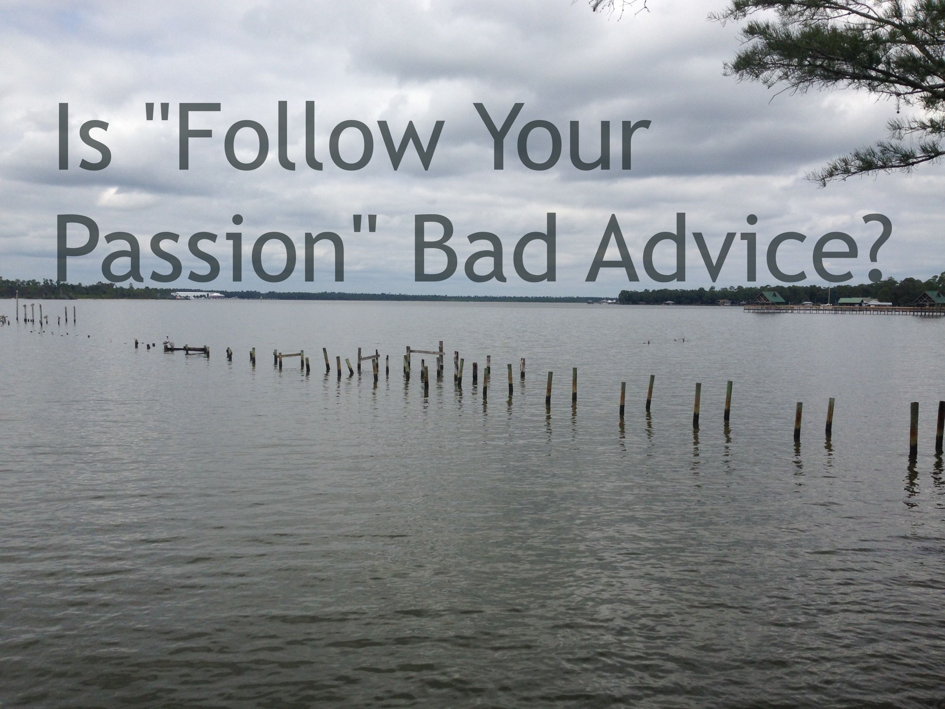 Is Follow Your Passion Bad Advice