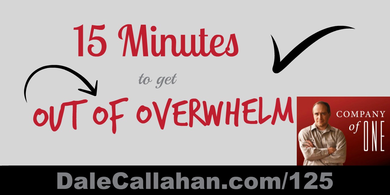 125: 15 Minutes to Get Out of Overwhelm [Podcast]